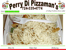 Tablet Screenshot of perrydipizzaman.com